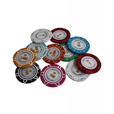 Metal/clay Poker Chips Tournament Chips Custom SET 11.5 Gram