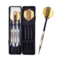 Steel tip brass darts with shafts,flights,,dart set,Official dart game