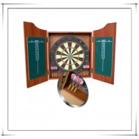 High Quality MDF Bristle Dartboard Cabinet With Brass Dart Set